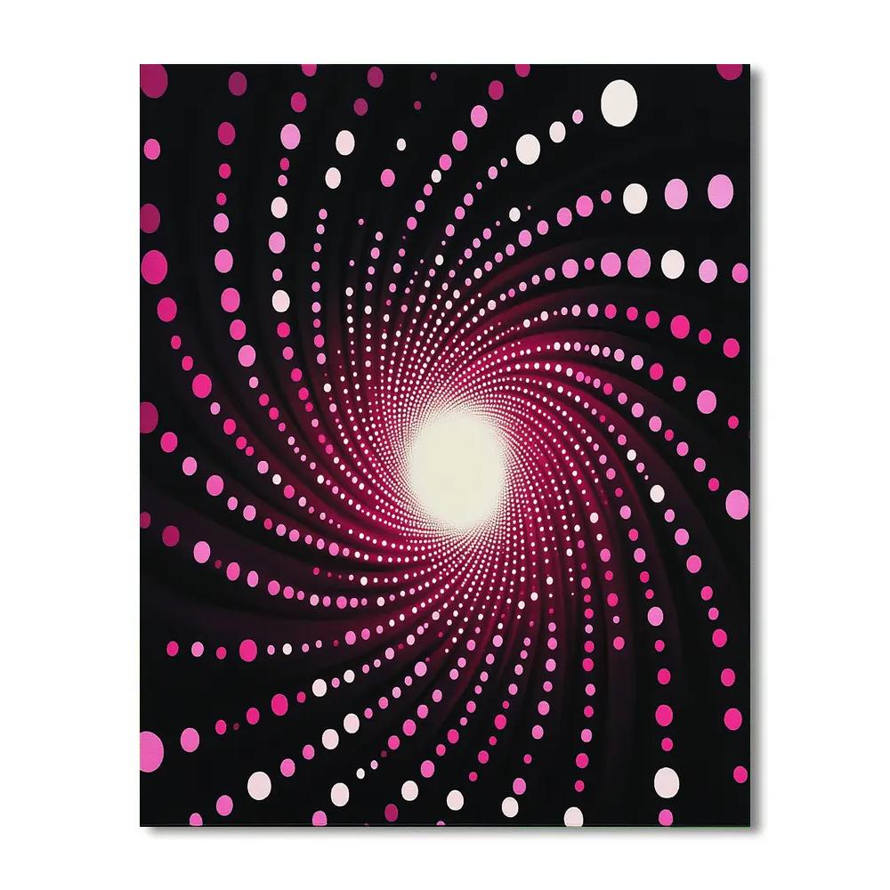 Yayoi Kusama Inspired Event Horizon Dotfield paint by color