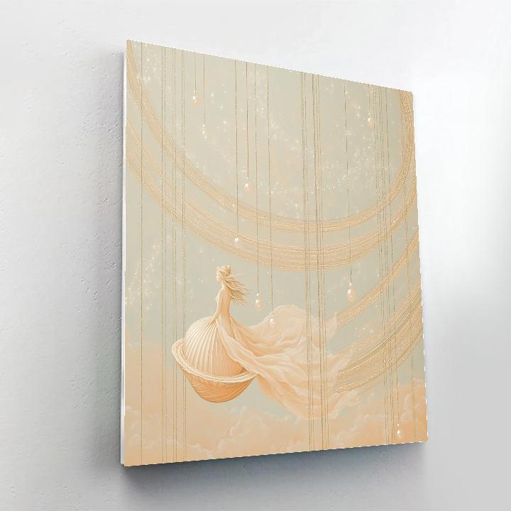Sandro Botticelli Inspired Myth Of Venus On Saturn Rings painting number kit