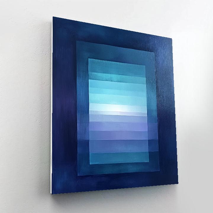 Mark Rothko Inspired Aurora Afterimage Drift painting number kit