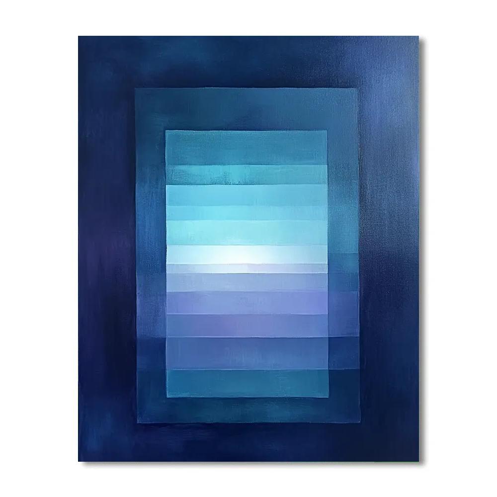 Mark Rothko Inspired Aurora Afterimage Drift painting number kit