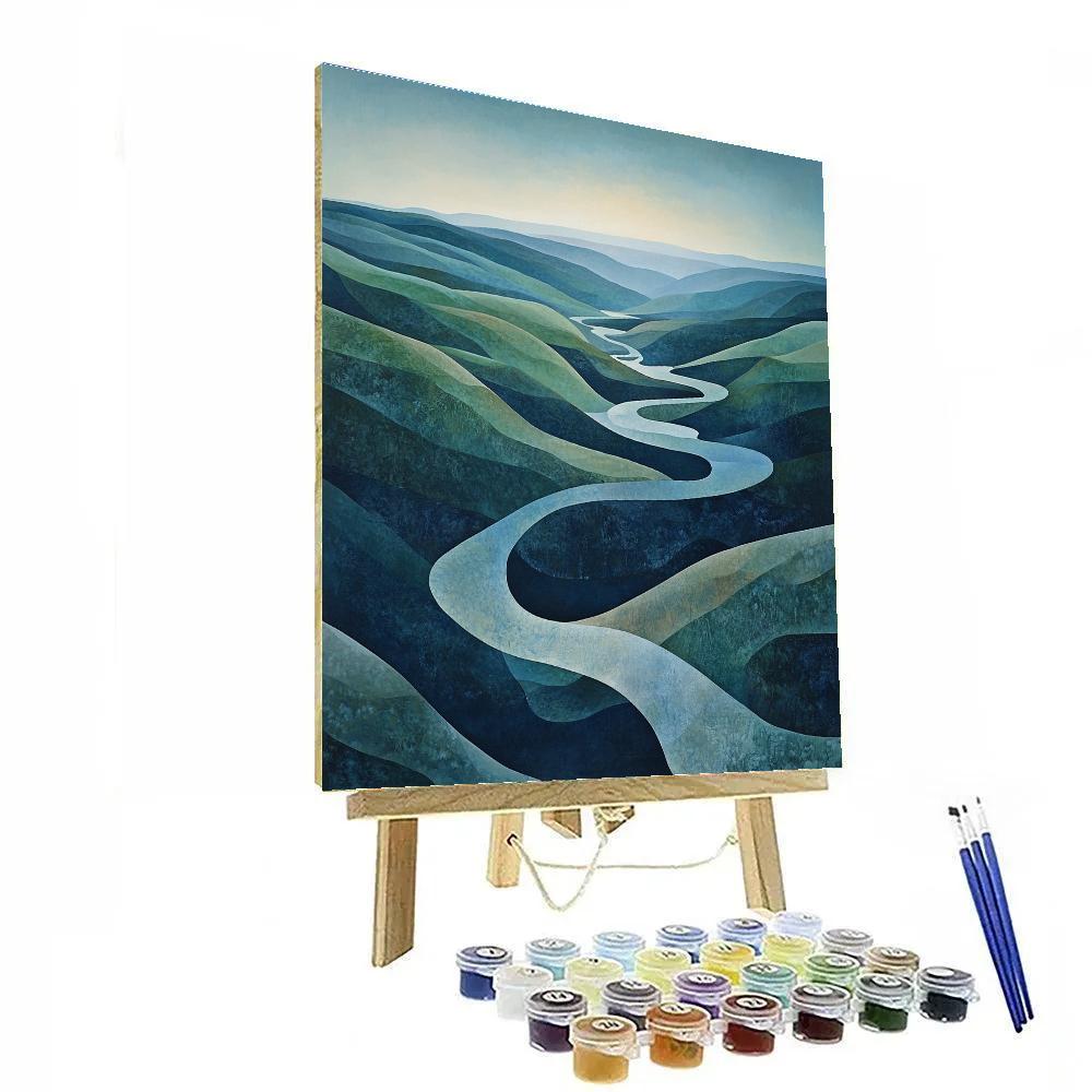 Max Ernst Inspired Tidal Nebula Moorlands Paint by numbers kits