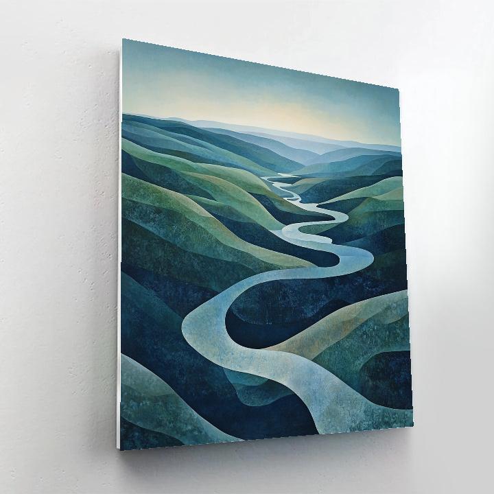 Max Ernst Inspired Tidal Nebula Moorlands Paint by numbers kits