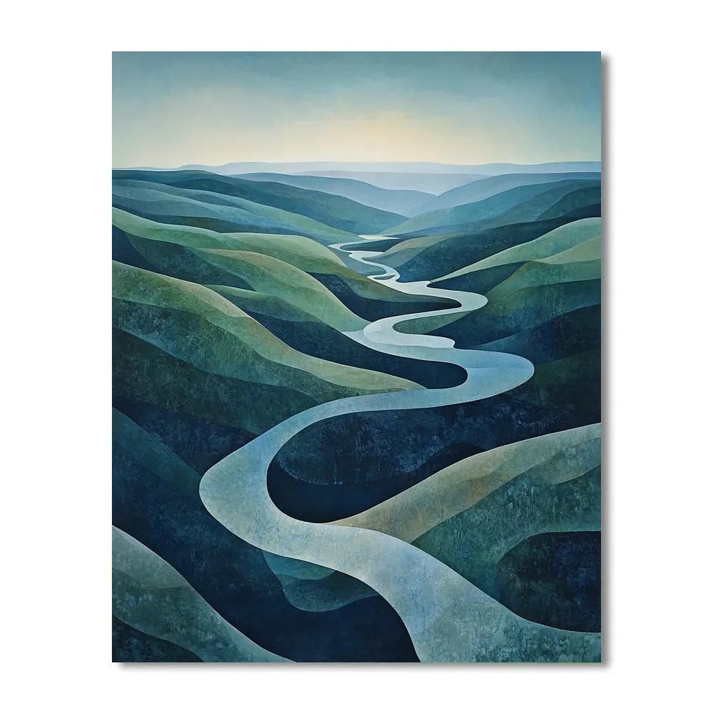 Max Ernst Inspired Tidal Nebula Moorlands Paint by numbers kits