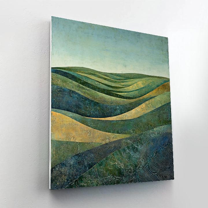 Max Ernst Inspired Dream Archive Of Magnetic Dunes Numbered painting kits