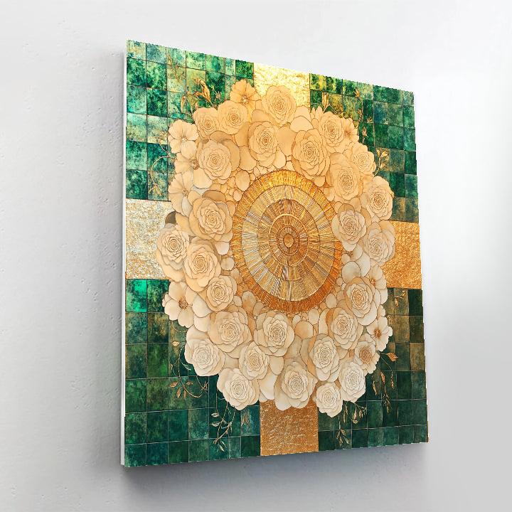 Gustav Klimt Inspired Celestial Garden Of Patterns Paint by numbers art