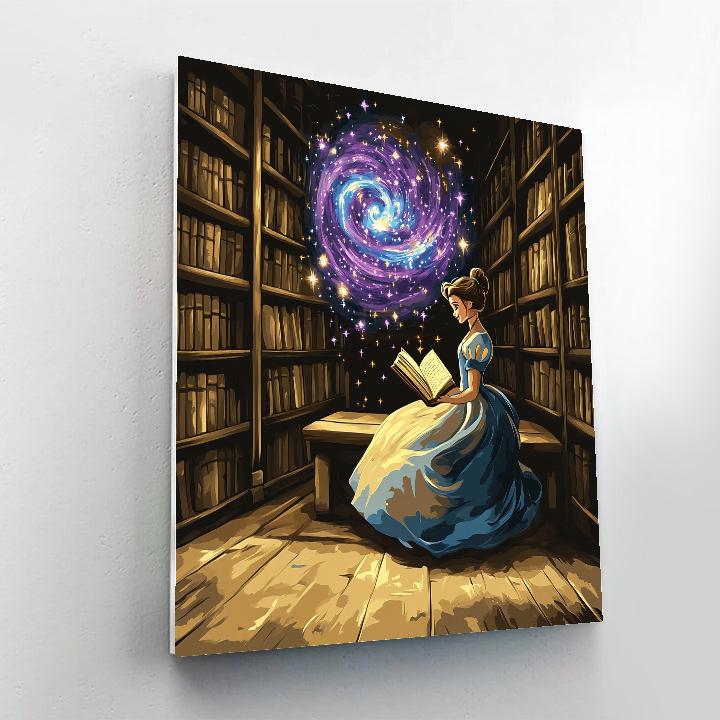 Belle Library Nebula Story Hour Numbered painting kits