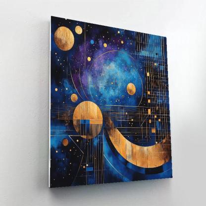 Wassily Kandinsky Inspired Synesthetic Orchestra Nebula painting number kit