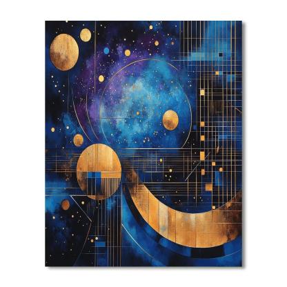 Wassily Kandinsky Inspired Synesthetic Orchestra Nebula painting number kit