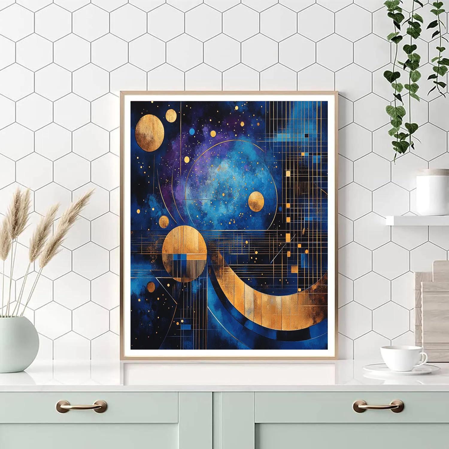 Wassily Kandinsky Inspired Synesthetic Orchestra Nebula painting number kit
