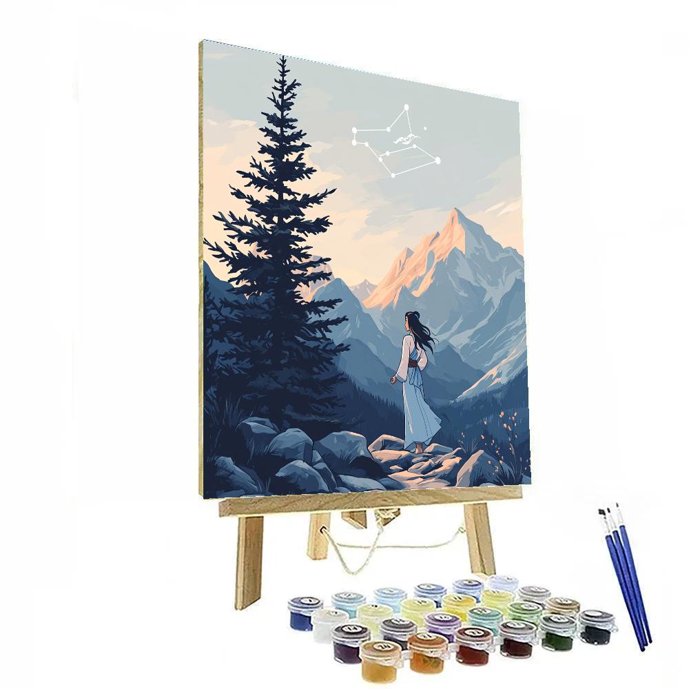 Mulan Mountain Trail Constellation Training Numbered painting kits