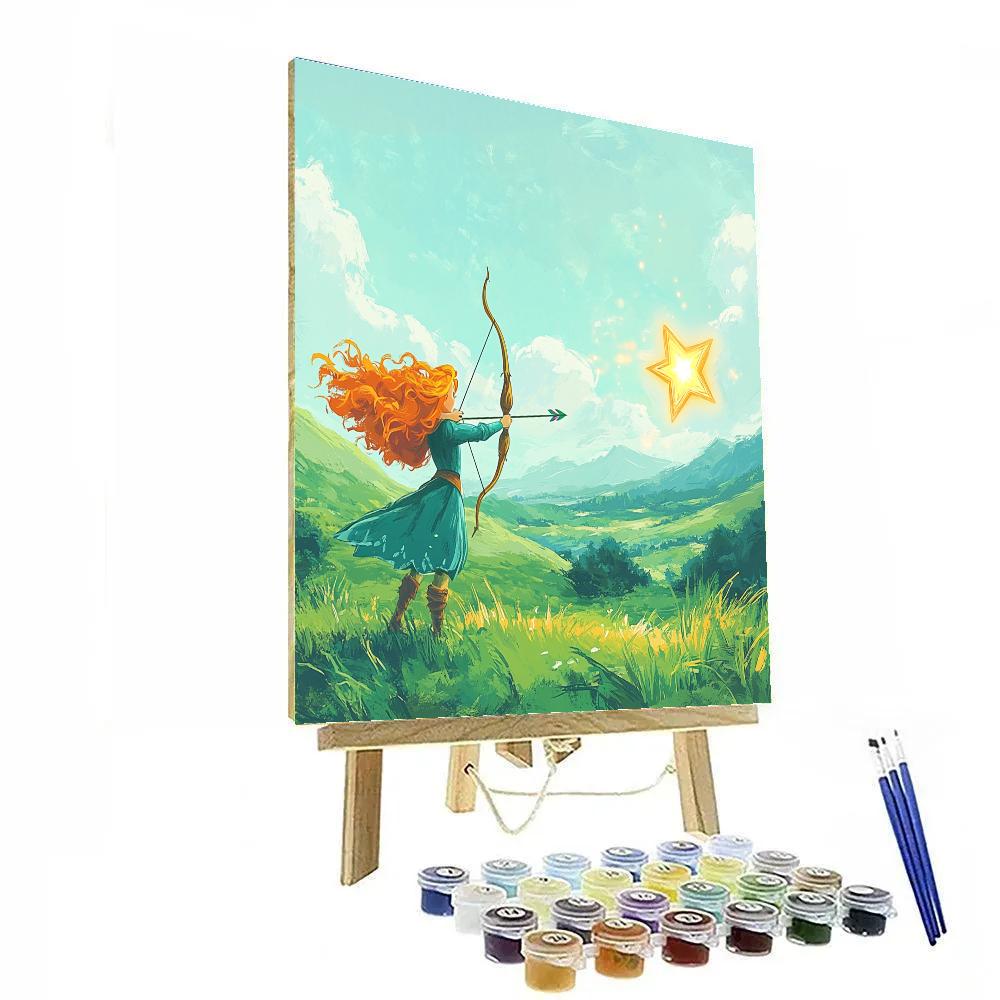 Merida Highland Star Archery Challenge painting number kit