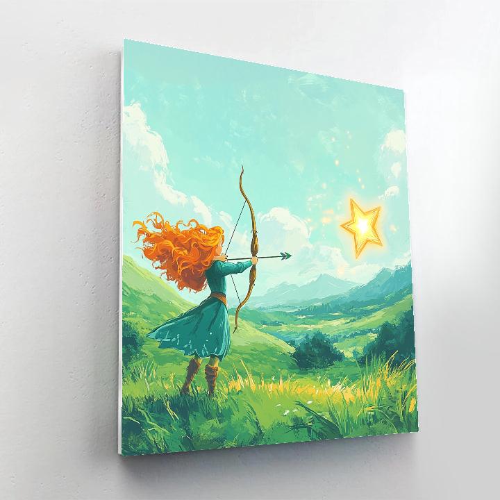 Merida Highland Star Archery Challenge painting number kit