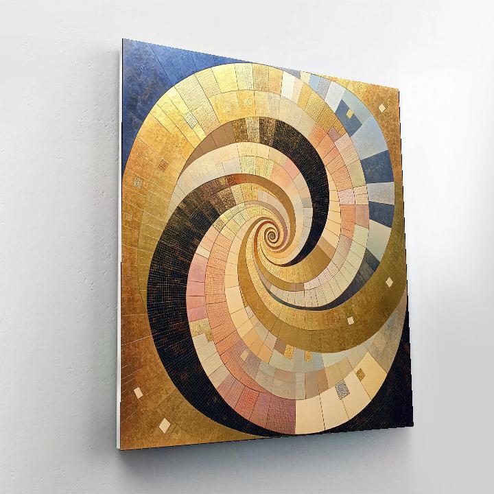 Gustav Klimt Inspired Dream Of Infinite Spirals Numbered painting kits