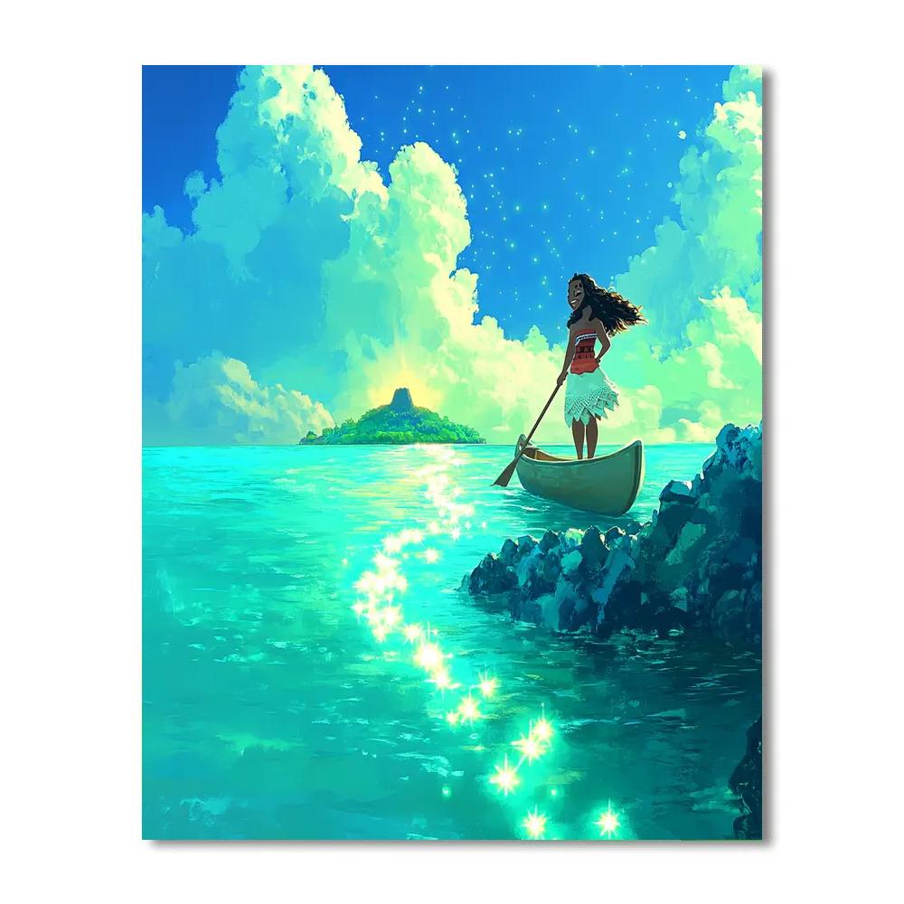 Moana Ocean Horizon Star Path Voyage Painting by numbers kit