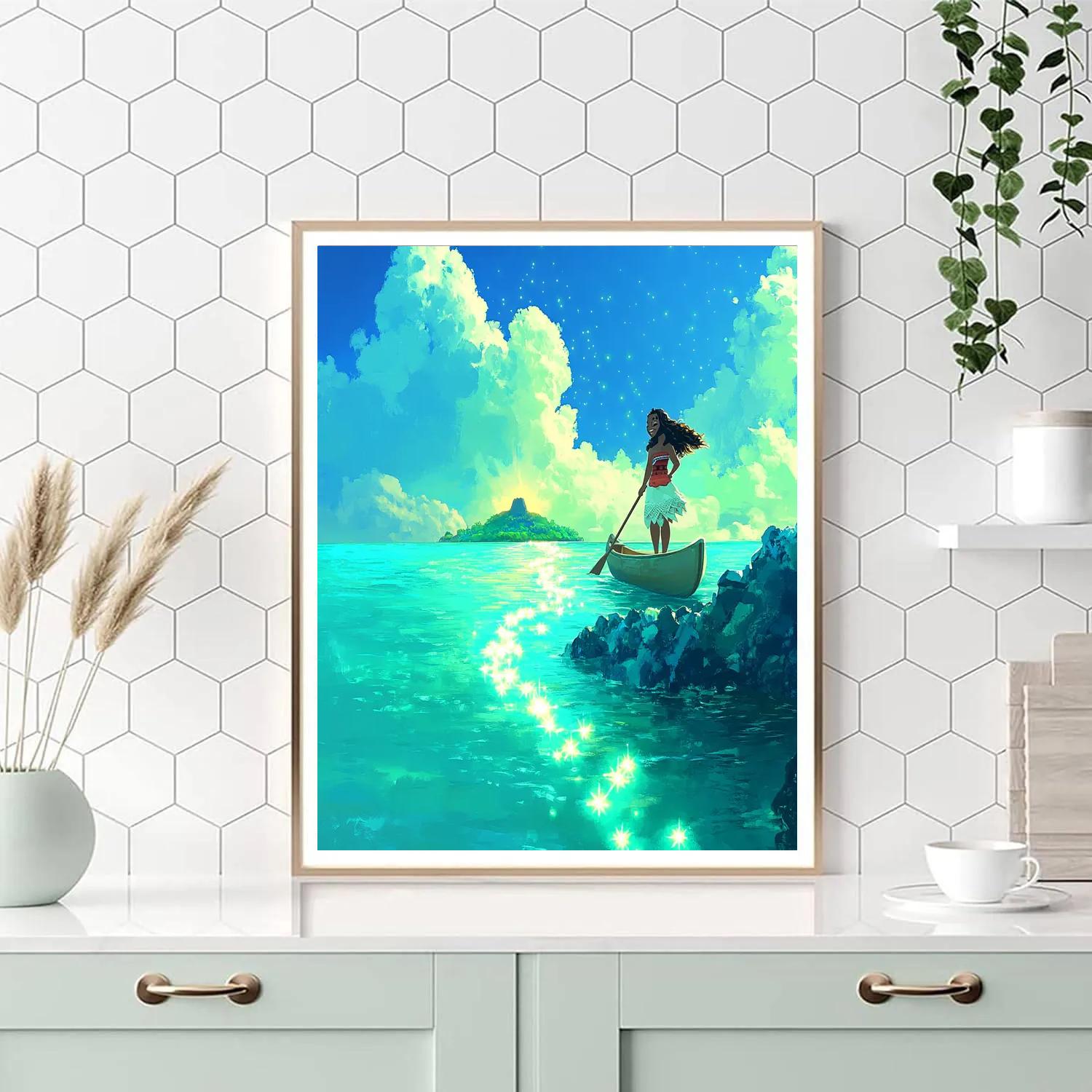 Moana Ocean Horizon Star Path Voyage Painting by numbers kit