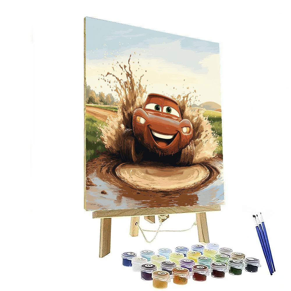 Mater Moon Crater Mud Puddle paint by numbers