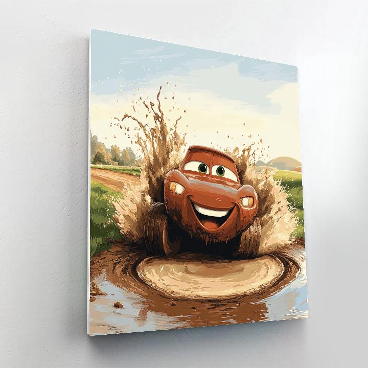 Mater Moon Crater Mud Puddle paint by numbers