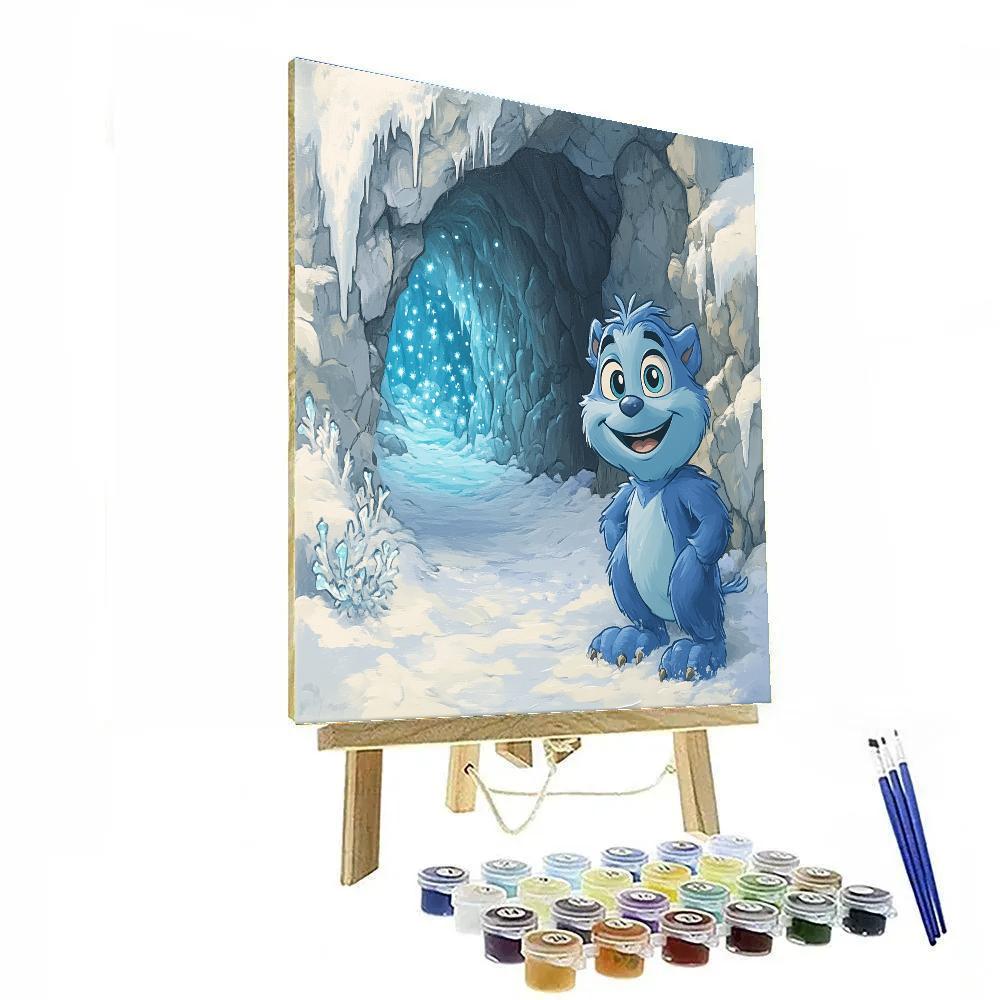 Sulley Snowy Star Cave Hike Numbered painting kits
