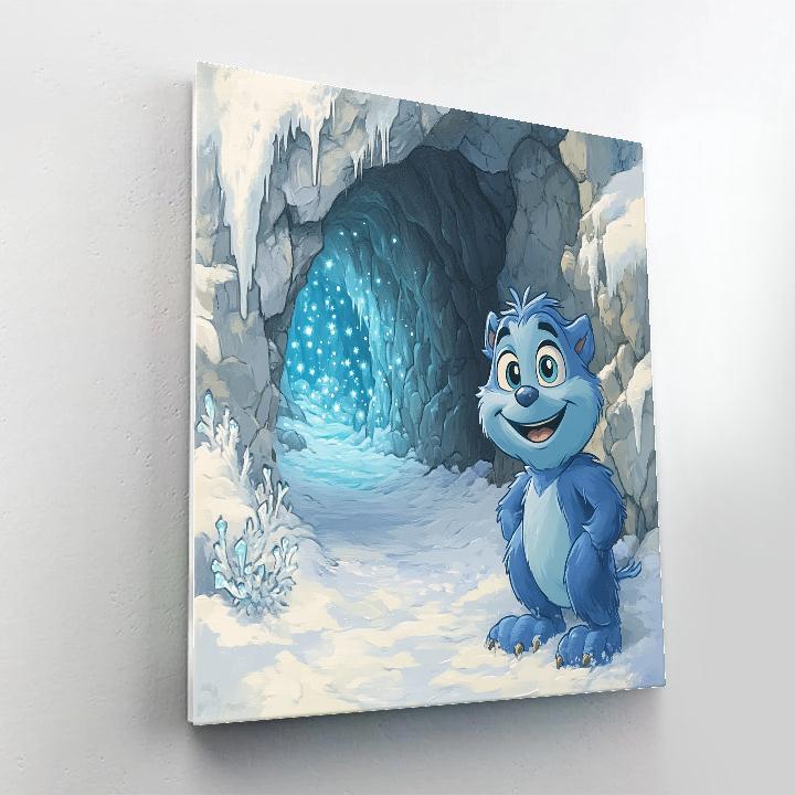 Sulley Snowy Star Cave Hike Numbered painting kits