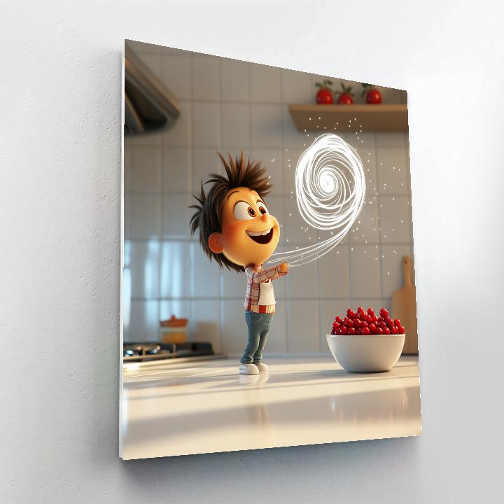 Remy Comet Kitchen Whisk Spin Paint by numbers art