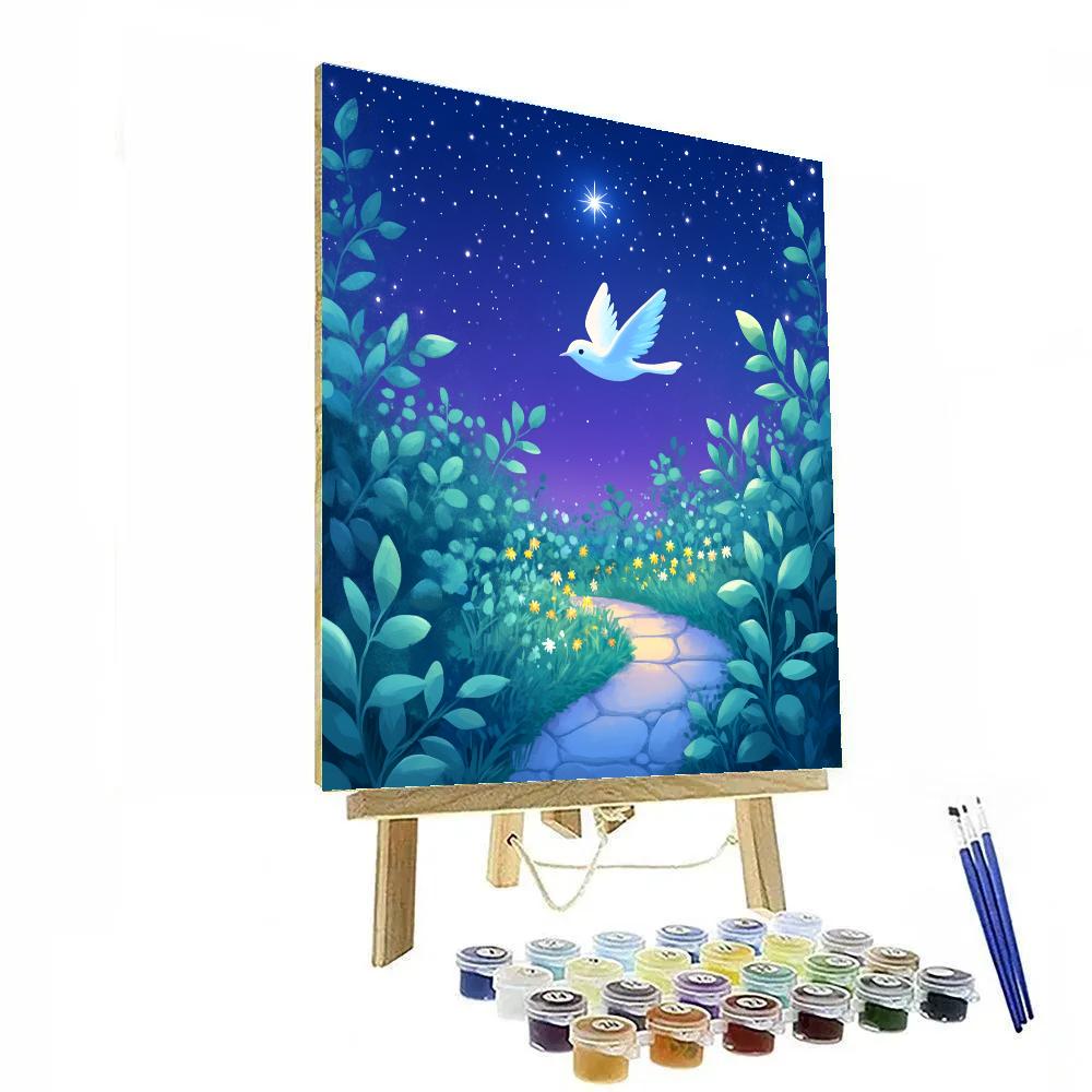 EVE Starfield Garden Hover Number painting