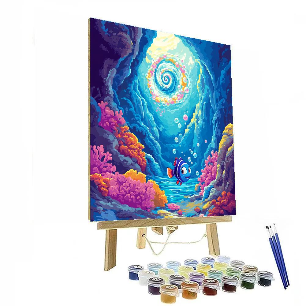 Dory Bubble Galaxy Reef Ride Paint by numbers kits