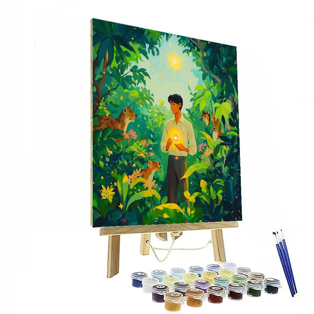 Antonio Madrigal Jungle Star Animal Friends Painting by numbers kit