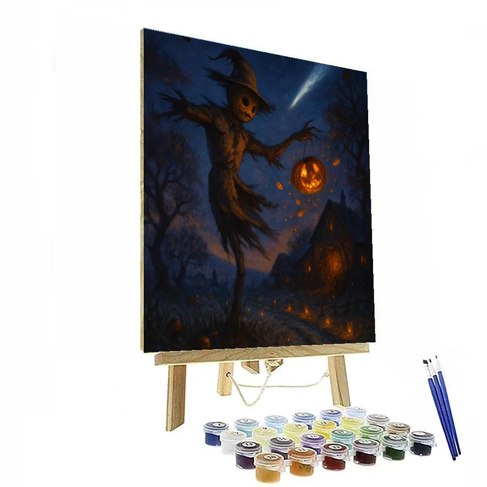 The Cometlit Orchard Of Sleeping Scarecrows Paint by numbers kits