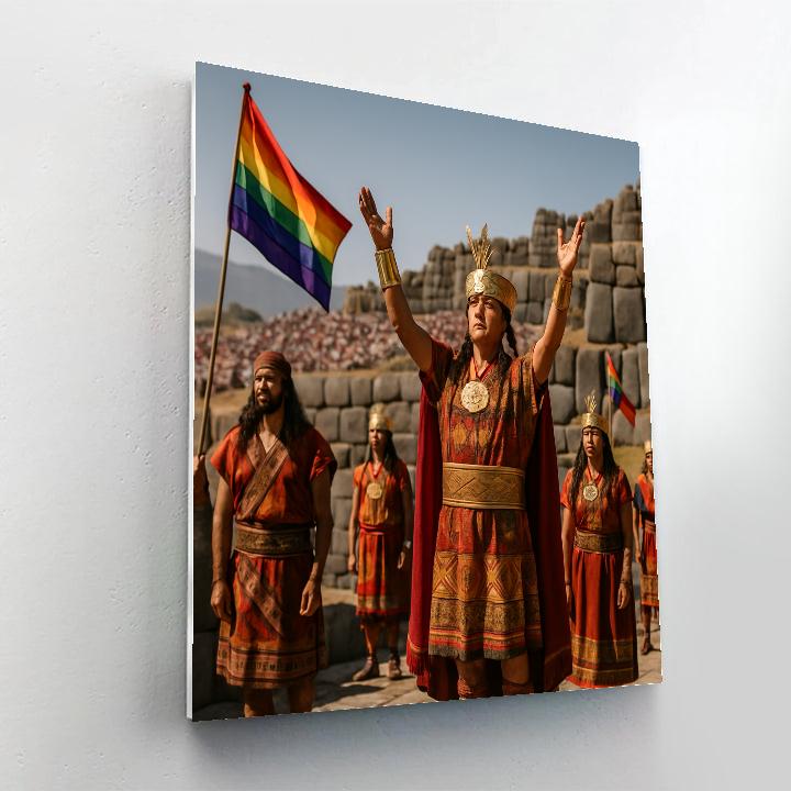 Inti Raymi Sun Festival At Sacsayhuaman Cusco paint by color