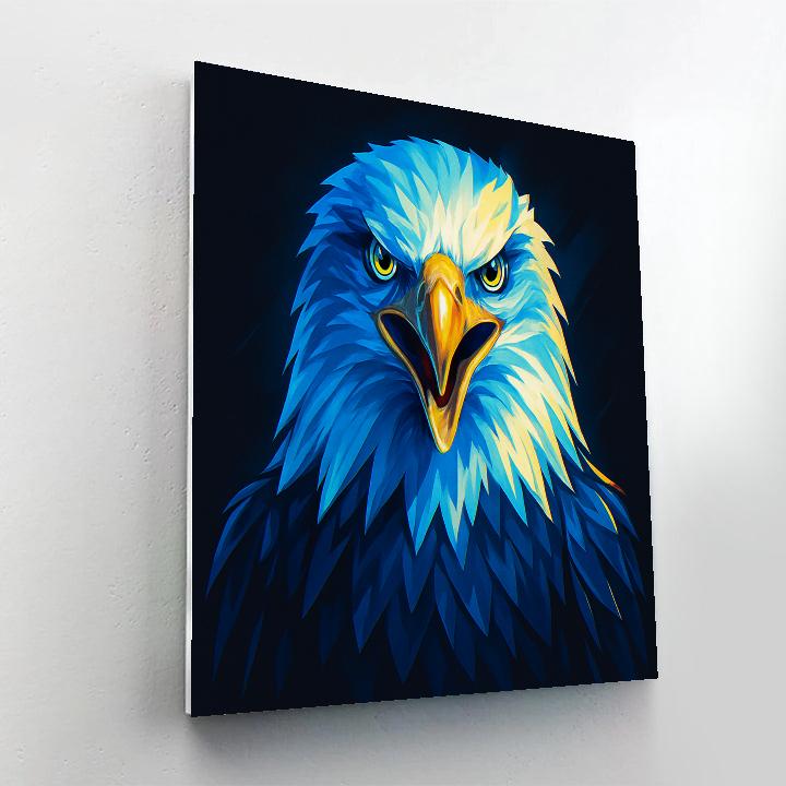 Stormglass Eagle Gaze Paint by numbers art