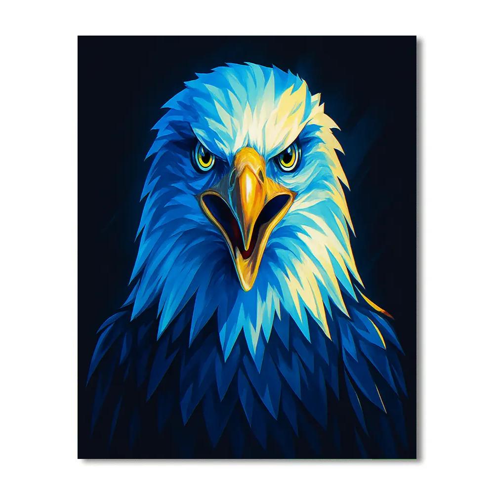Stormglass Eagle Gaze Paint by numbers art