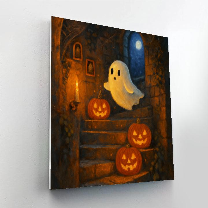 Jack O Lantern Spiral Stair In The Old Tower Numbered painting kits