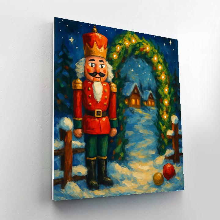 Nutcracker Guard At The Pine Gate DIY paint by numbers
