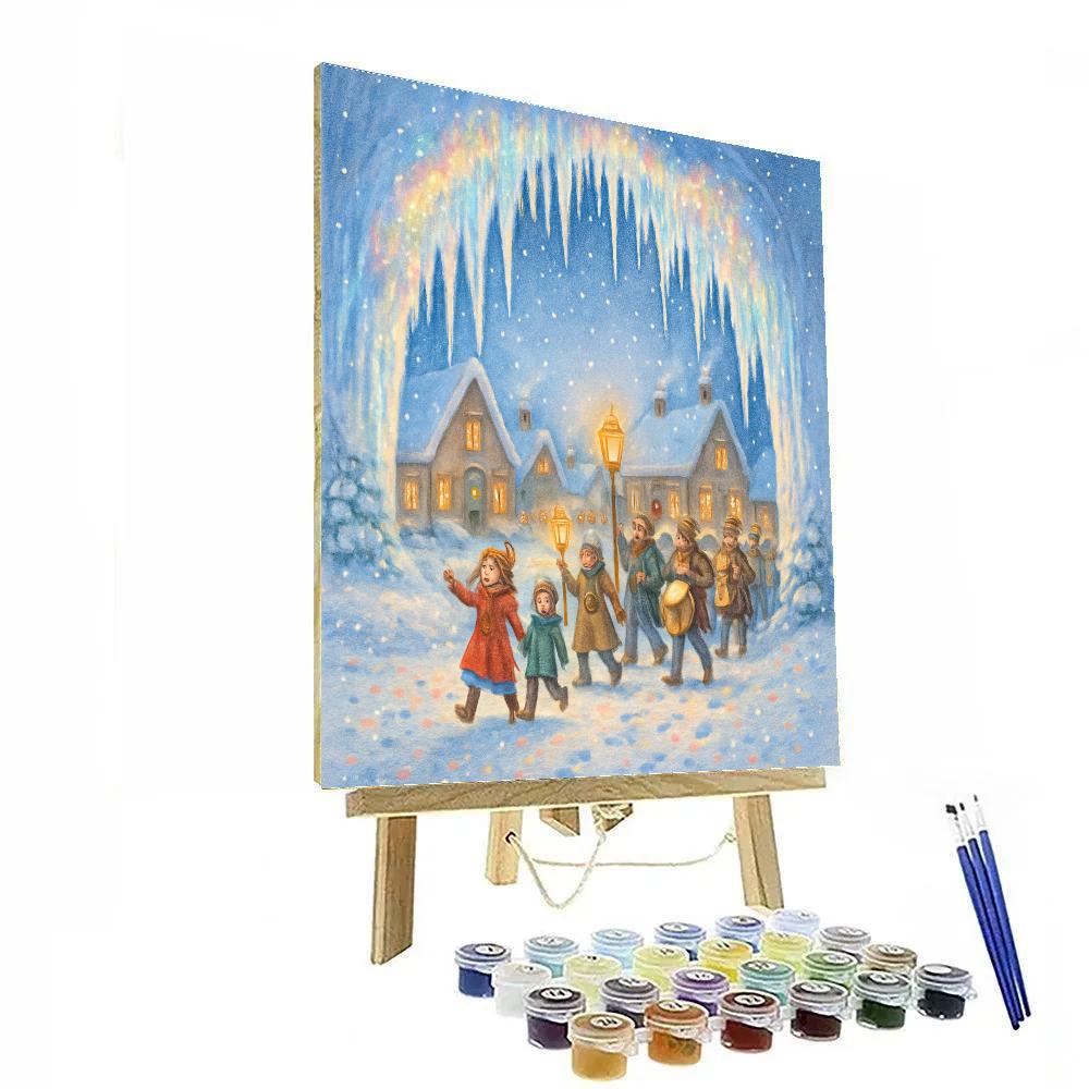 The Icicle Archway Parade DIY paint by numbers
