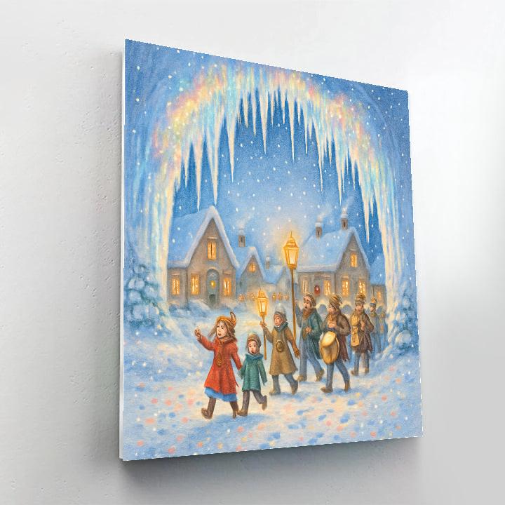 The Icicle Archway Parade DIY paint by numbers