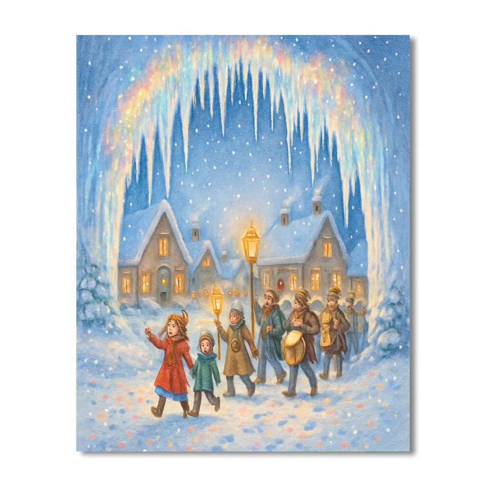 The Icicle Archway Parade DIY paint by numbers