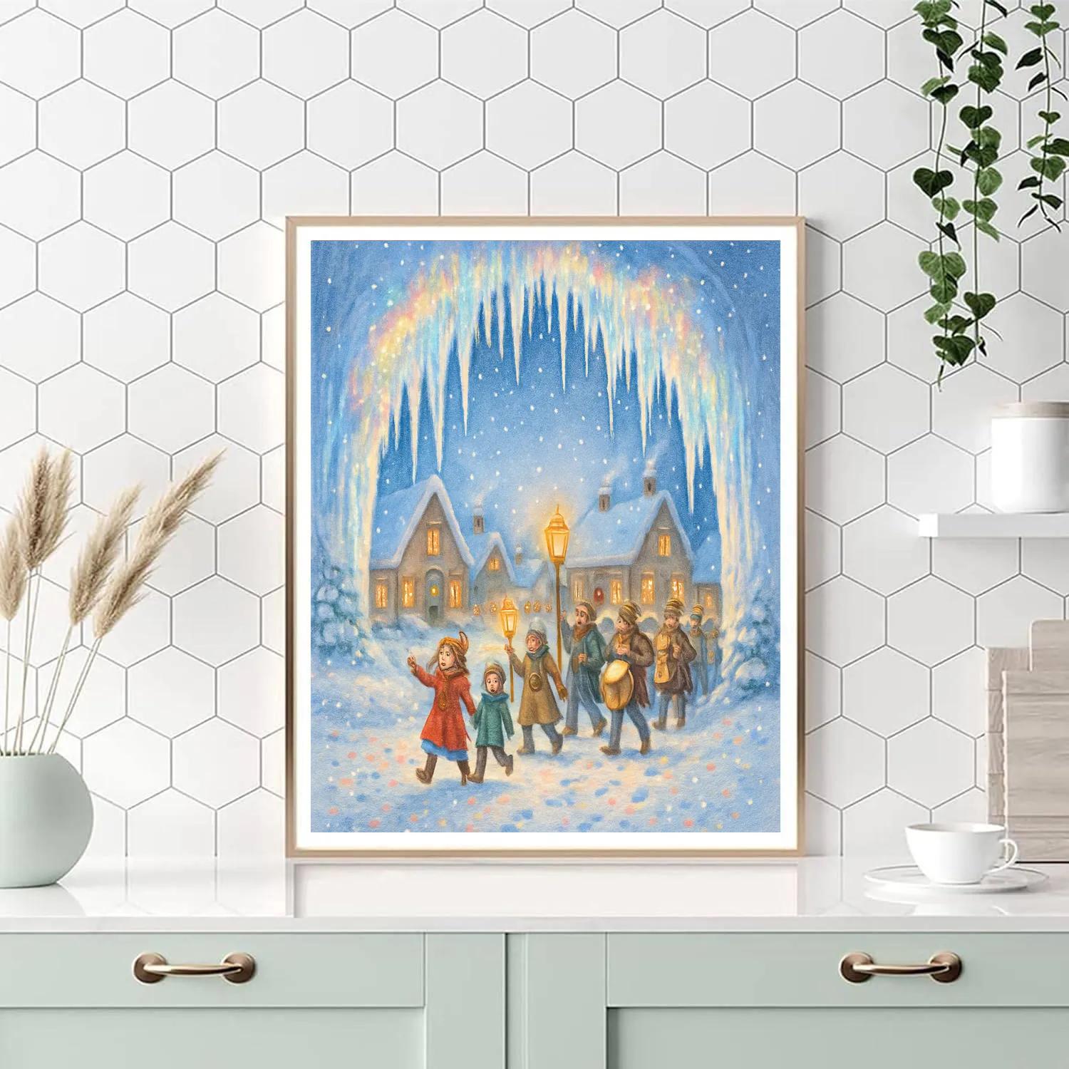 The Icicle Archway Parade DIY paint by numbers