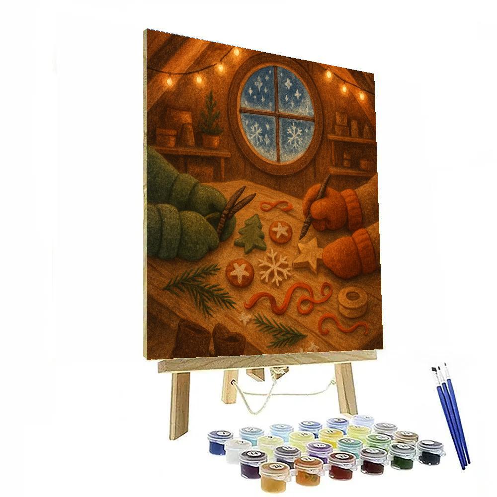 Holiday Workshop In The Attic Glow paint by color
