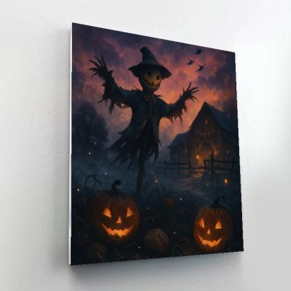 The Scarecrow Under The Ember Sky Numbered painting kits