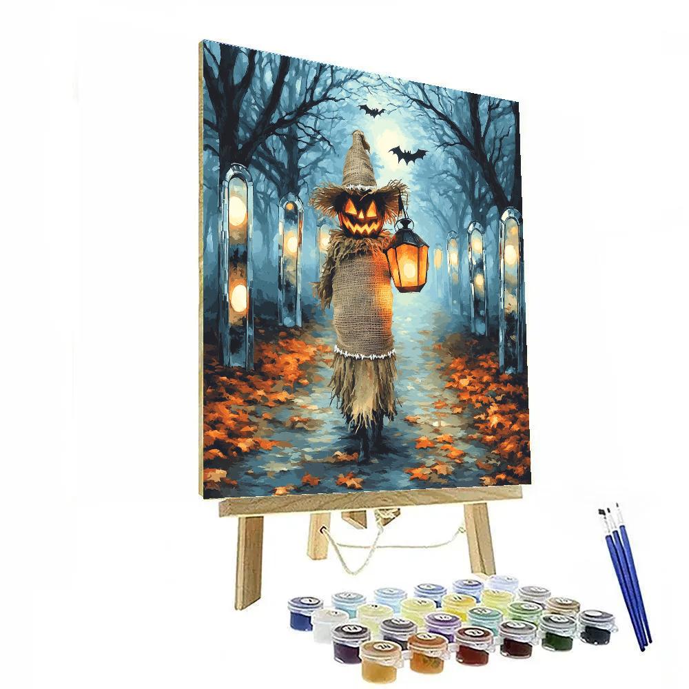 Spooky Mirror Orchard Procession Number painting
