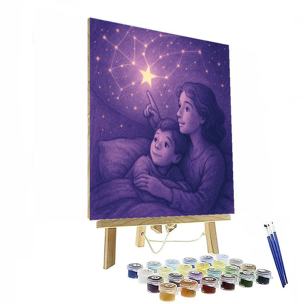Star Map Bedtime Promise Paint by numbers kits