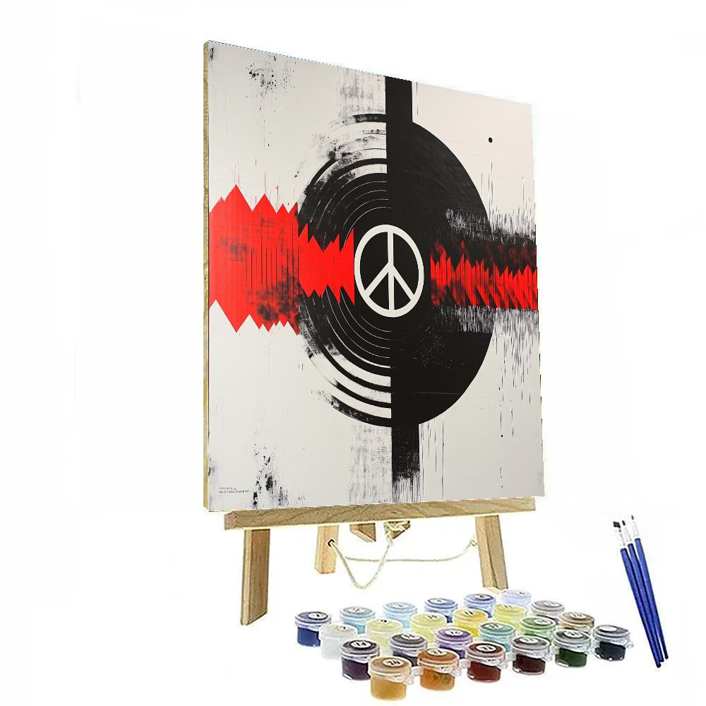 Banksy Inspired Silence Of The Orbiting Sirens Paint by numbers kits