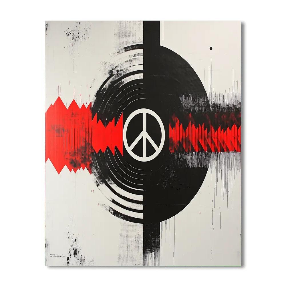 Banksy Inspired Silence Of The Orbiting Sirens Paint by numbers kits