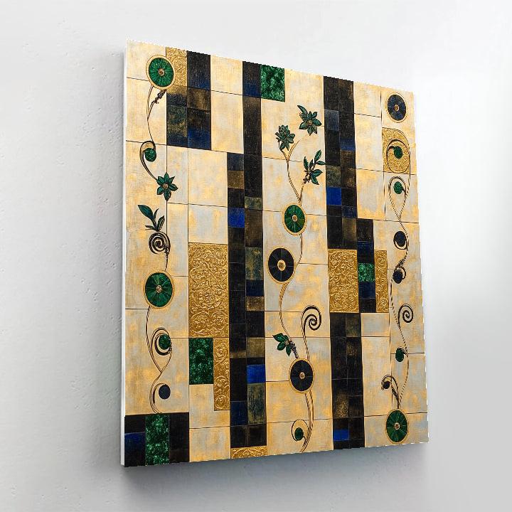 Gustav Klimt Inspired Gilded Labyrinth Garden Paint by numbers kits