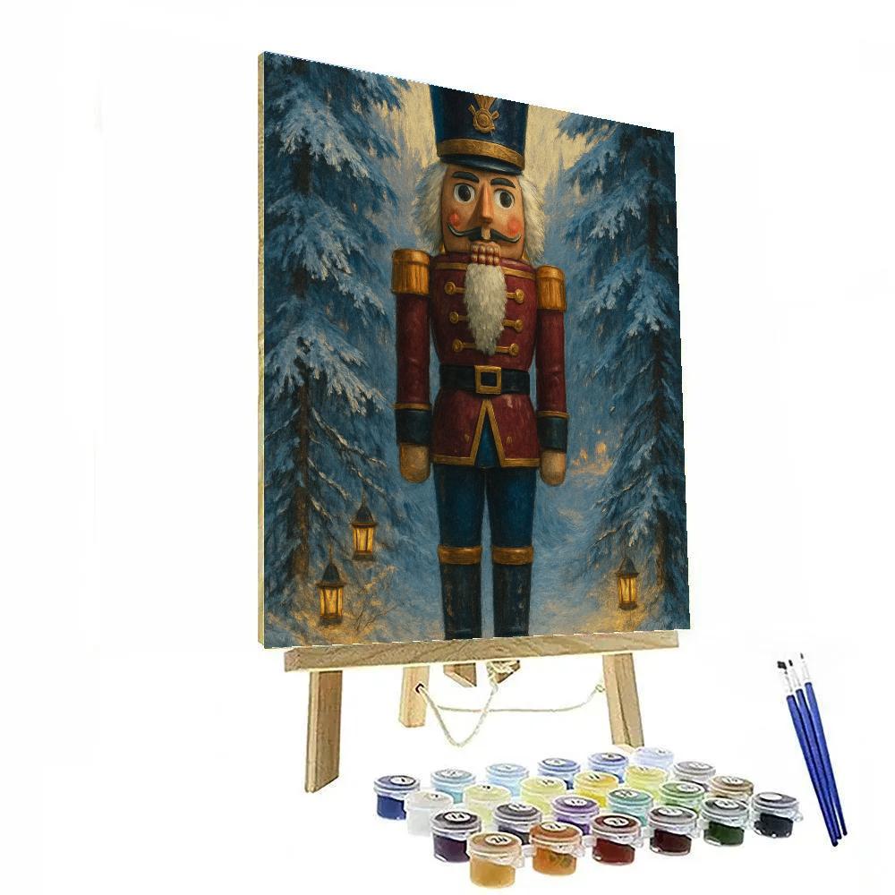 Twilight Nutcracker Forest Guard DIY paint by numbers