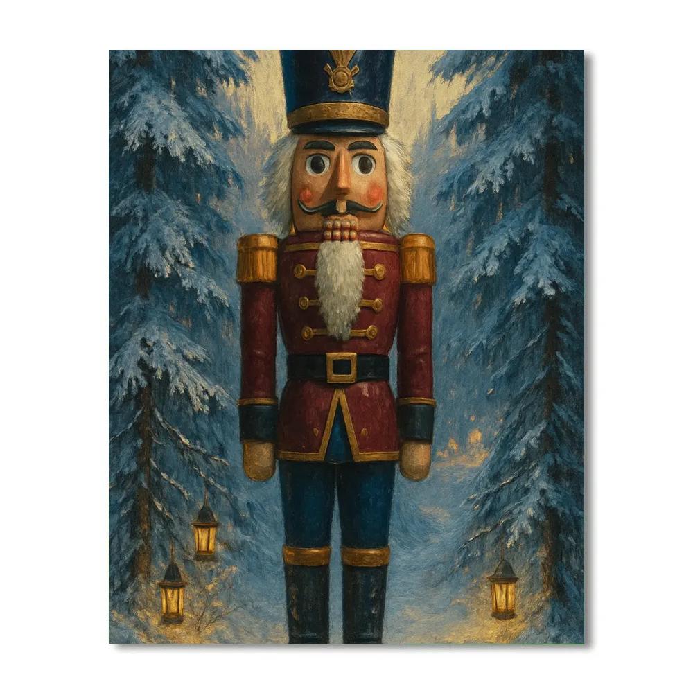 Twilight Nutcracker Forest Guard DIY paint by numbers