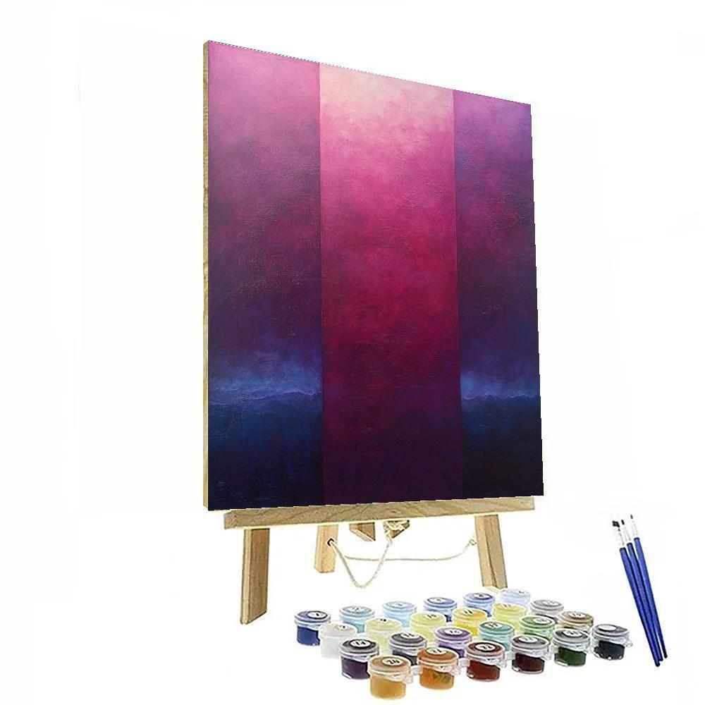 Rothko Inspired Silent Nebula Fields Paint by numbers art