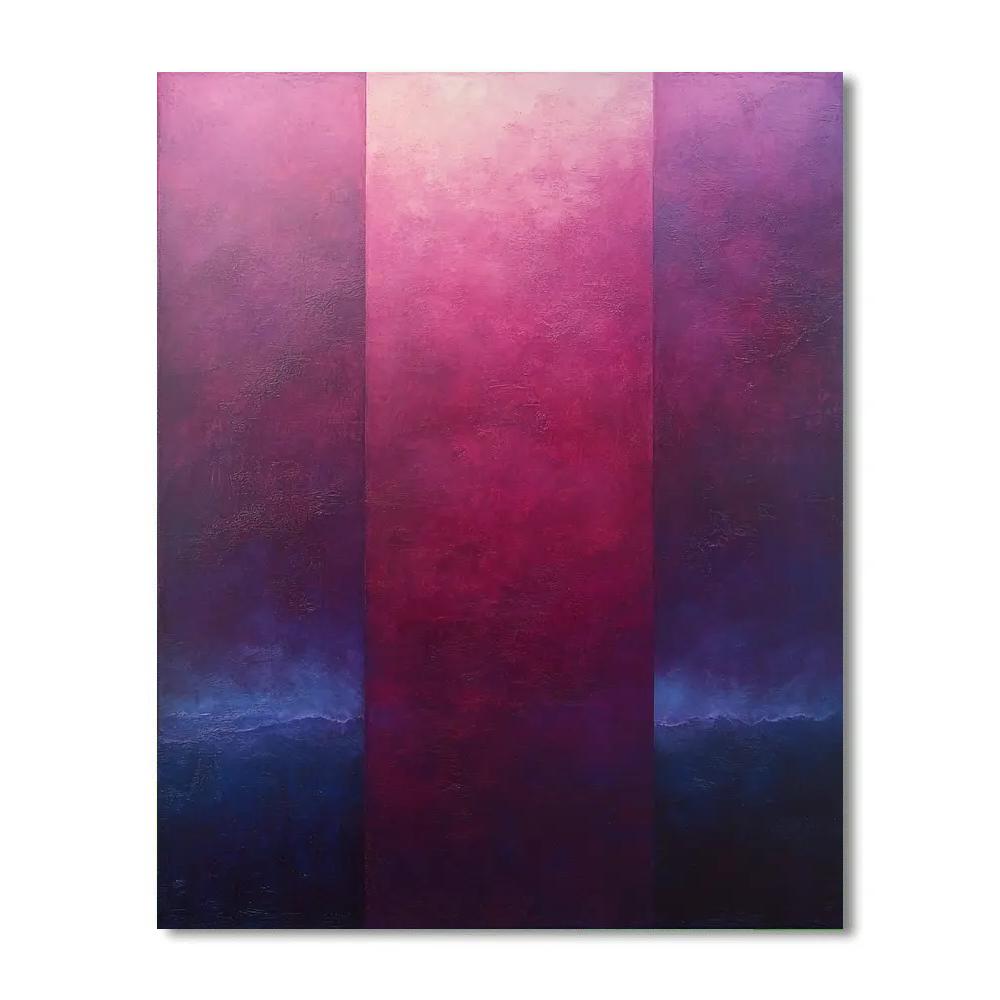 Rothko Inspired Silent Nebula Fields Paint by numbers art