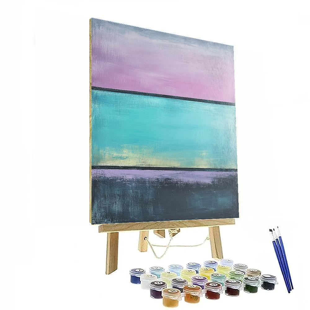 Mark Rothko Inspired Nebula Drift Meditation Painting by numbers kit