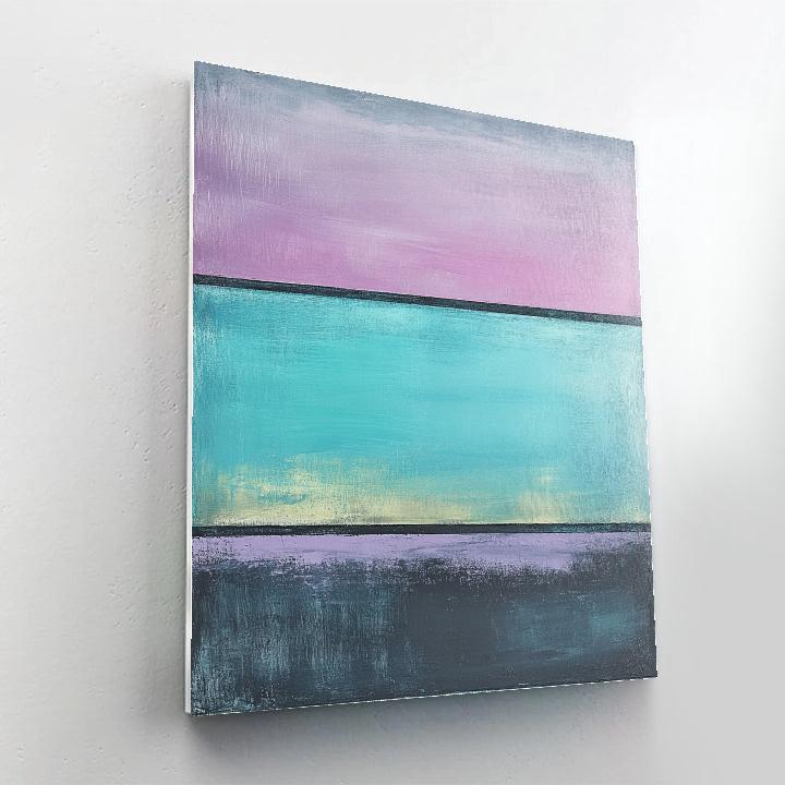 Mark Rothko Inspired Nebula Drift Meditation Painting by numbers kit